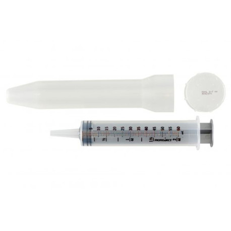 Monoject Transparent 60ml Syringe Catheter Tip Non-Sterile (Carton 30) 8881560141